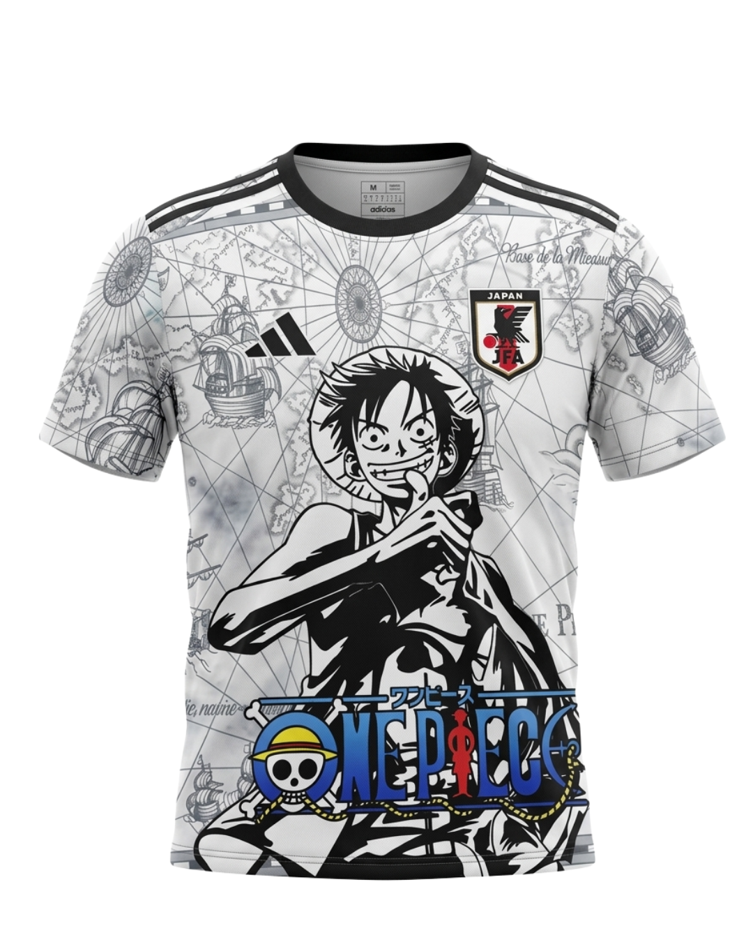 Maillot Japon One Piece Luffy Map