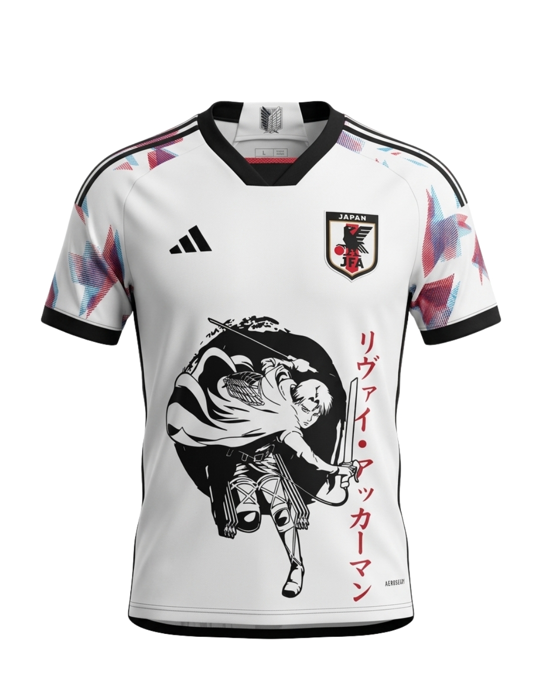 Maillot Japon Attack on Titan Levi Ackerman